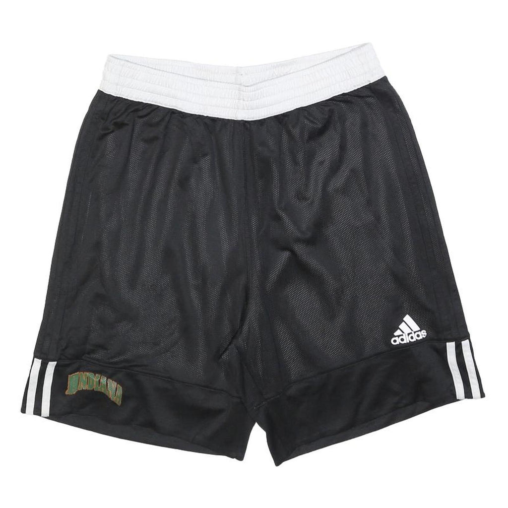 ADIDAS Mens Black & White Casual Sports Shorts L W30 Athletic Gym Wear