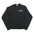 CHAMPION REVERSE WEAVE Mens Black GoPuff Logo Crew Neck S Sweatshirt Cotton