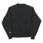 CHAMPION REVERSE WEAVE Mens Black GoPuff Logo Crew Neck S Sweatshirt Cotton