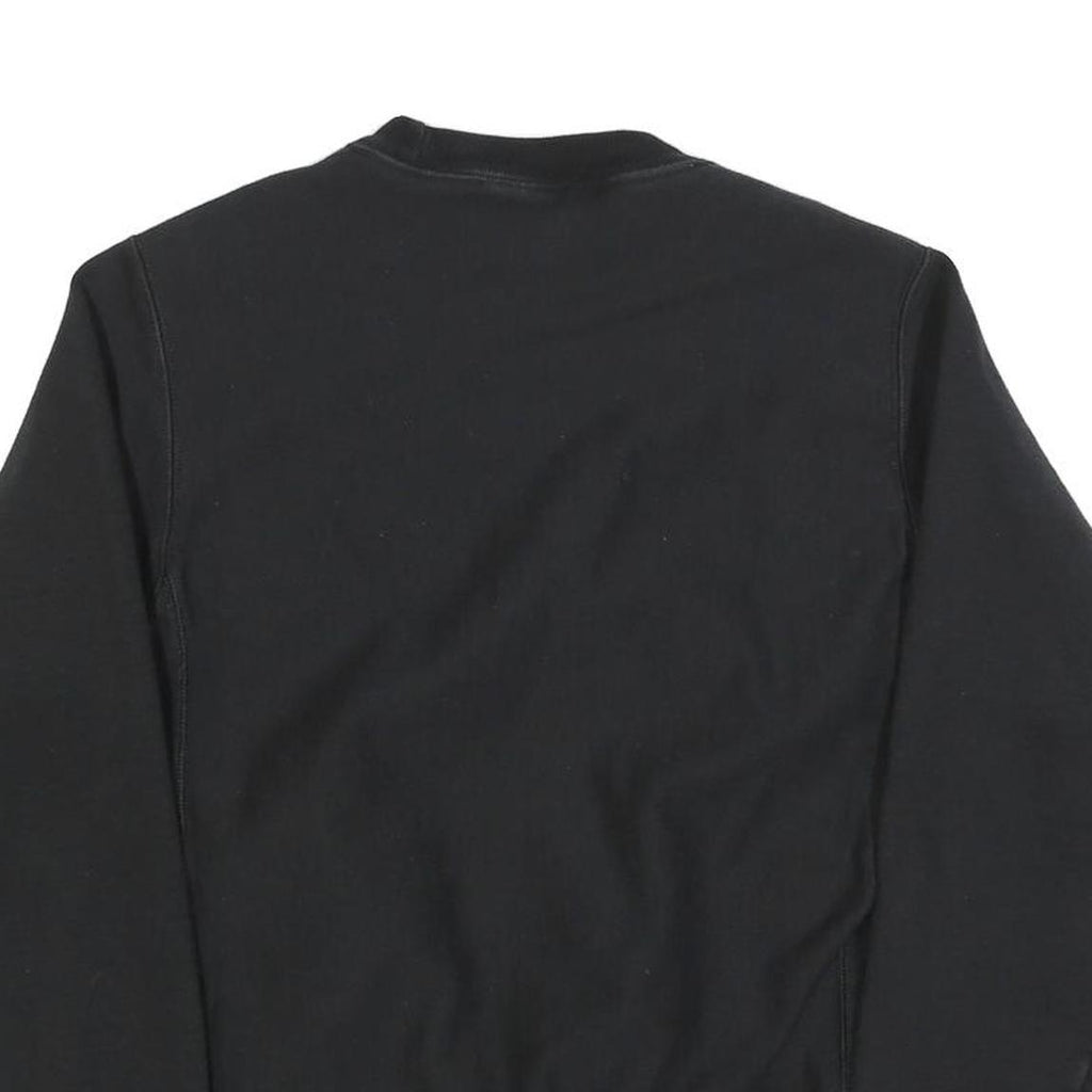 CHAMPION REVERSE WEAVE Mens Black GoPuff Logo Crew Neck S Sweatshirt Cotton
