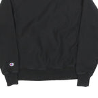 CHAMPION REVERSE WEAVE Mens Black GoPuff Logo Crew Neck S Sweatshirt Cotton