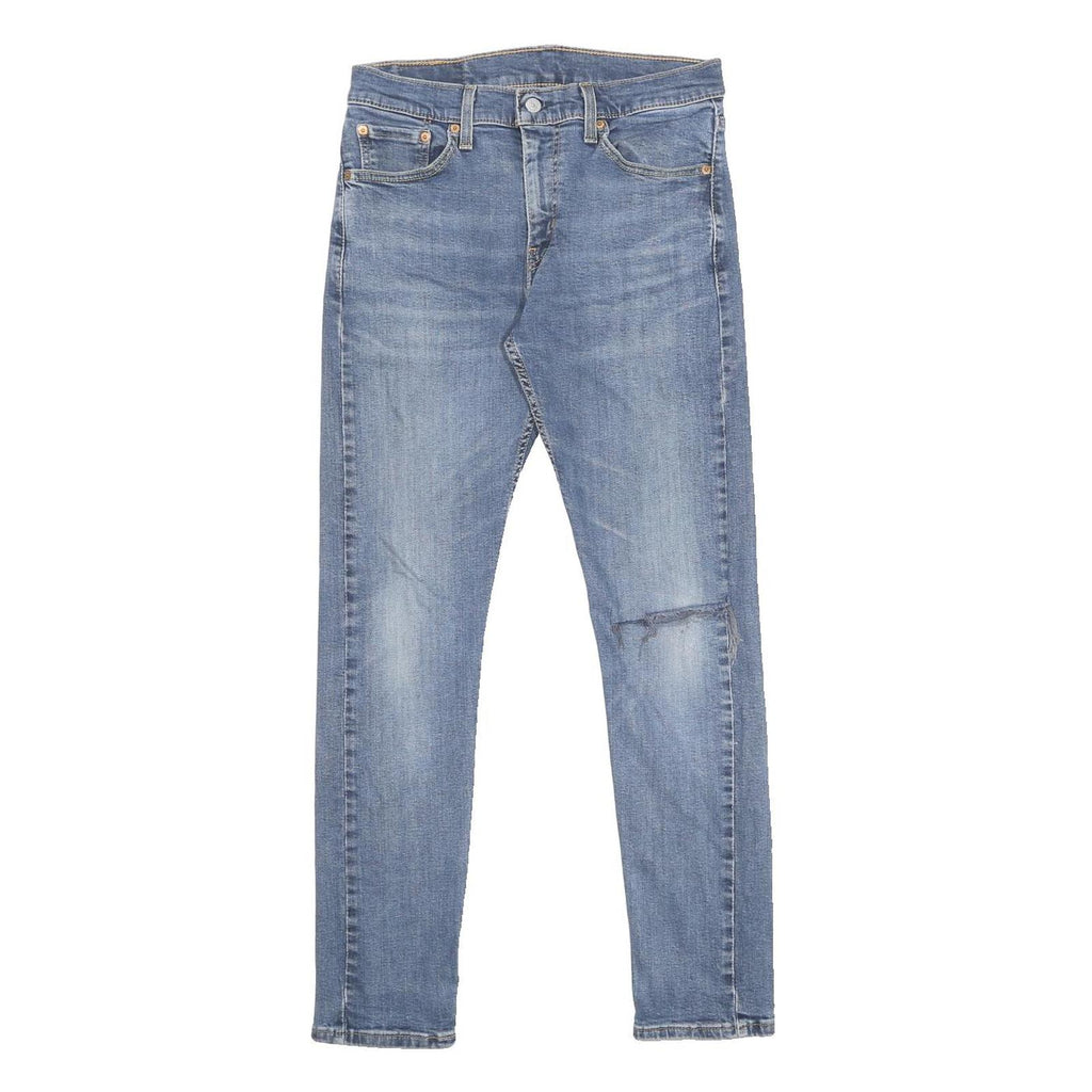 LEVI'S 512 Tapered Mens Jeans Blue Slim Tapered Denim Light W30 L32 Stylish