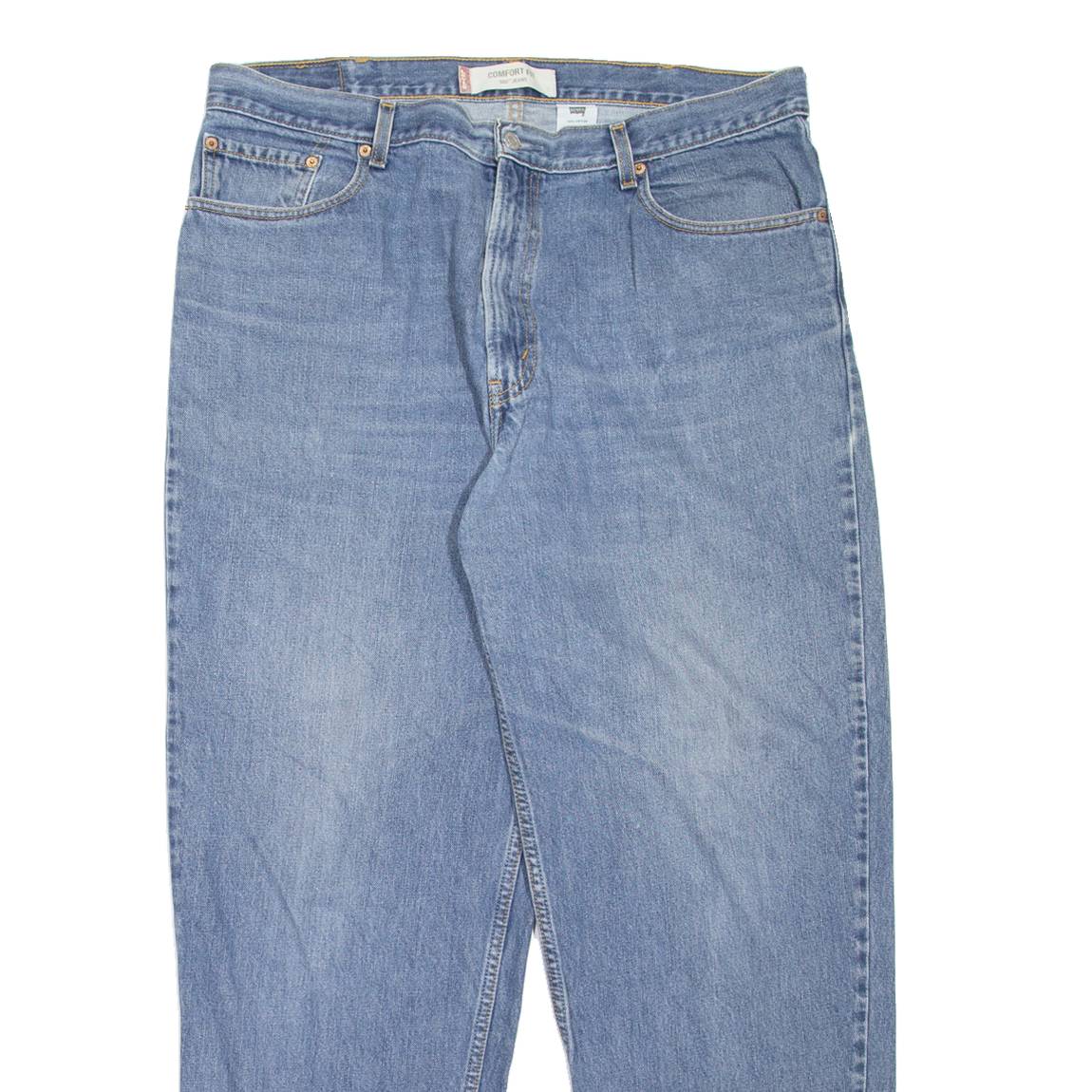 LEVI'S 560 Mens Jeans Blue Loose Tapered Stone Wash W38 L32