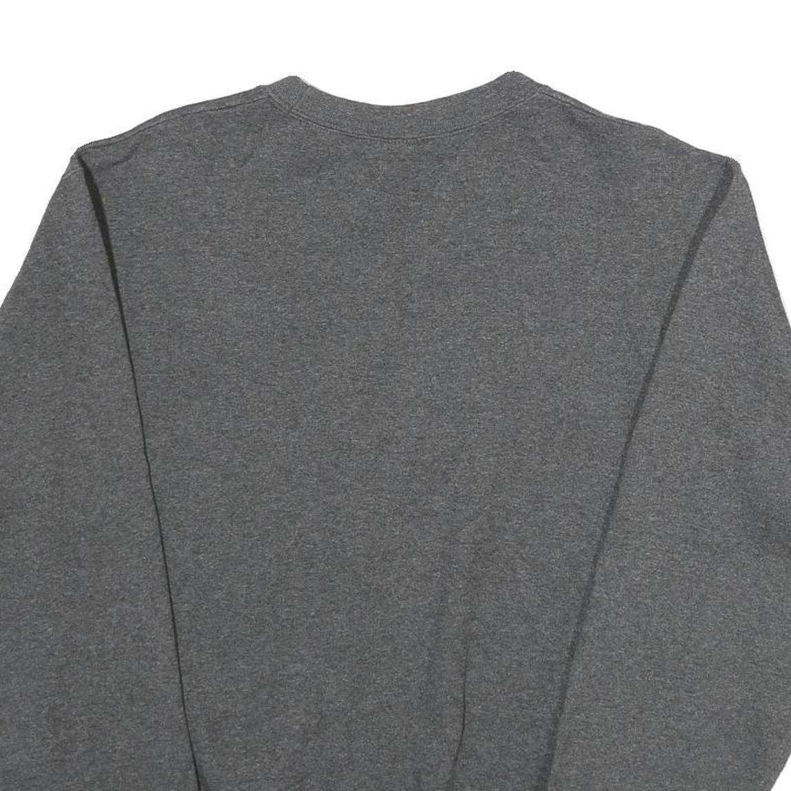 CHAMPION Mens Grey Centenary College Crew Neck S Cotton Blend Sweatshirt