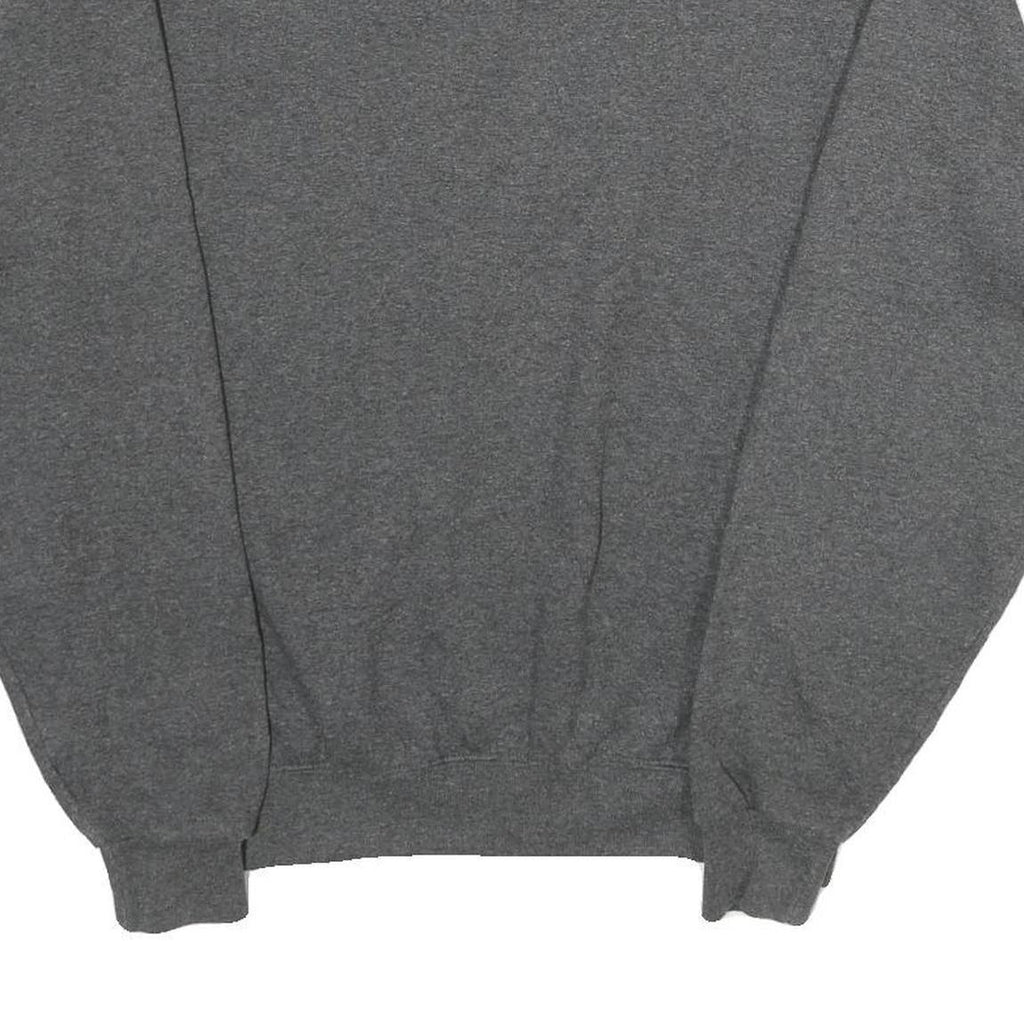 CHAMPION Mens Grey Centenary College Crew Neck S Cotton Blend Sweatshirt