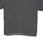 HONORS Mens Black & Beige Patterned Cotton Blend Shirt L Casual Button-Up