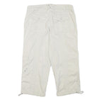 STYLE AND CO Womens White Casual Cargo Plain M W28 Cotton Blend Shorts