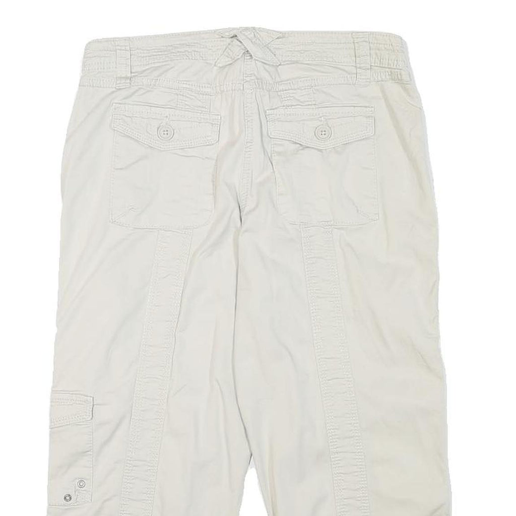 STYLE AND CO Womens White Casual Cargo Plain M W28 Cotton Blend Shorts