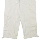 STYLE AND CO Womens White Casual Cargo Plain M W28 Cotton Blend Shorts