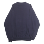 PRINGLE Mens Navy Putting On The 18th Crew Neck M Cotton Blend Golf Sweatshirt