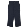 DICKIES Mens Cotton Blend Navy Relaxed Cargo Trousers W32 L32 Workwear Zip