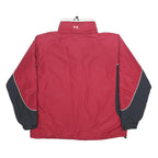 COLUMBIA Mens Red & Navy Cross Terra Outdoor Jacket XL Nylon Windbreaker