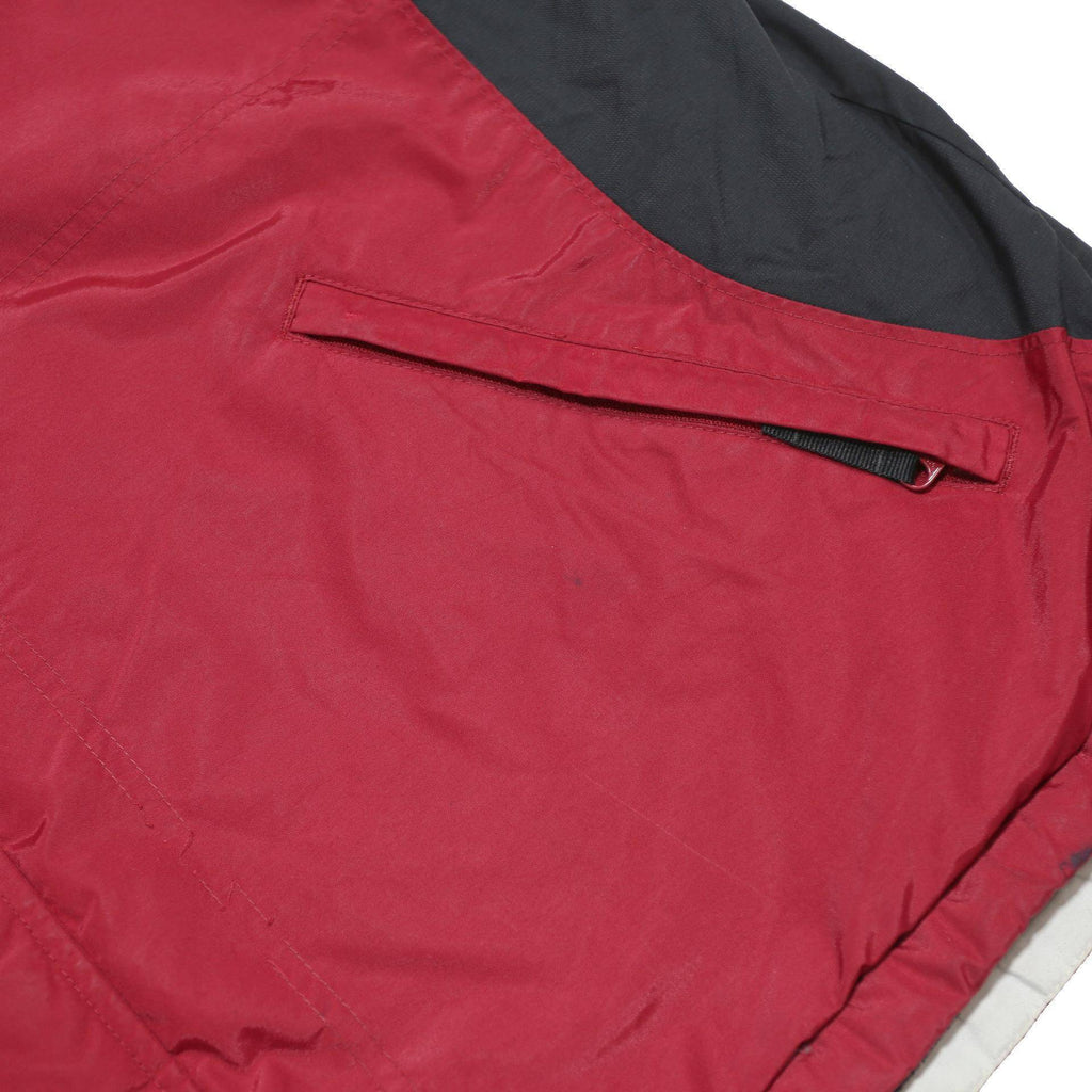 COLUMBIA Mens Red & Navy Cross Terra Outdoor Jacket XL Nylon Windbreaker
