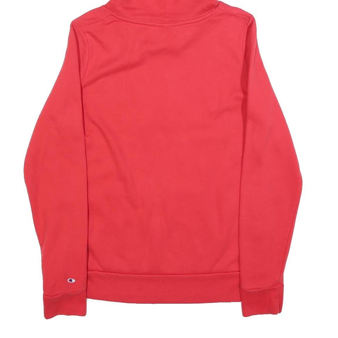 CHAMPION Womens Red CSUEB Pullover Hoodie L Cotton Blend Casual Sweatshirt