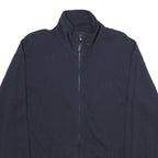 EVERLAST Mens Navy Blue Classic Zip Cotton Jacket S Plain Casual Lightweight