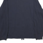 EVERLAST Mens Navy Blue Classic Zip Cotton Jacket S Plain Casual Lightweight