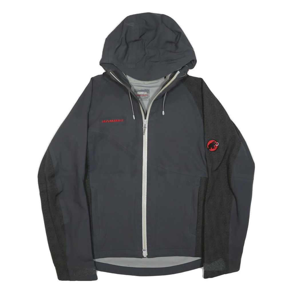 MAMMUT Womens Black Softshell Hooded Jacket XS Polyamide Performance Outdoor Zip