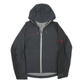 MAMMUT Womens Black Softshell Hooded Jacket XS Polyamide Performance Outdoor Zip