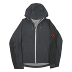 MAMMUT Womens Black Softshell Hooded Jacket XS Polyamide Performance Outdoor Zip