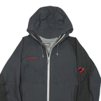 MAMMUT Womens Black Softshell Hooded Jacket XS Polyamide Performance Outdoor Zip