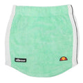 ELLESSE Womens Green & White Mini Cotton Skirt S Casual Sportswear Logo
