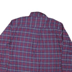 HIGH SIERRA Mens Red & Blue Check Shirt 2XL Cotton Blend Casual Button-Down