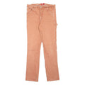 DICKIES Carpenter Workwear Womens Jeans Pink Slim Straight W30 L31