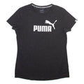 PUMA Womens T-Shirt Grey Crew Neck UK 14