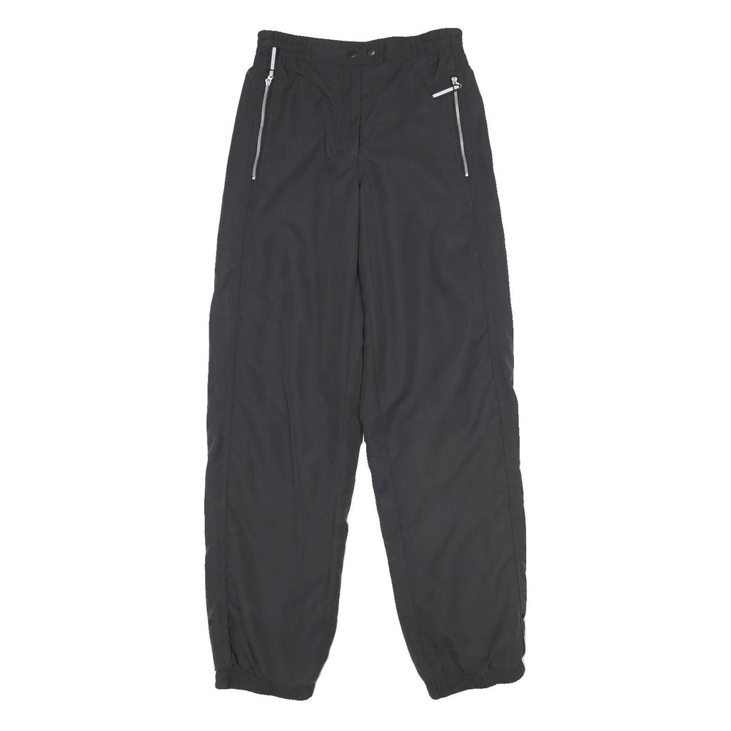 ODLO Womens Joggers Black XS W24 L34 Polyester Lightweight Slim Fit Activewear