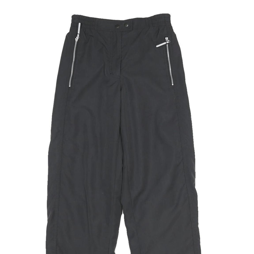 ODLO Womens Joggers Black XS W24 L34 Polyester Lightweight Slim Fit Activewear