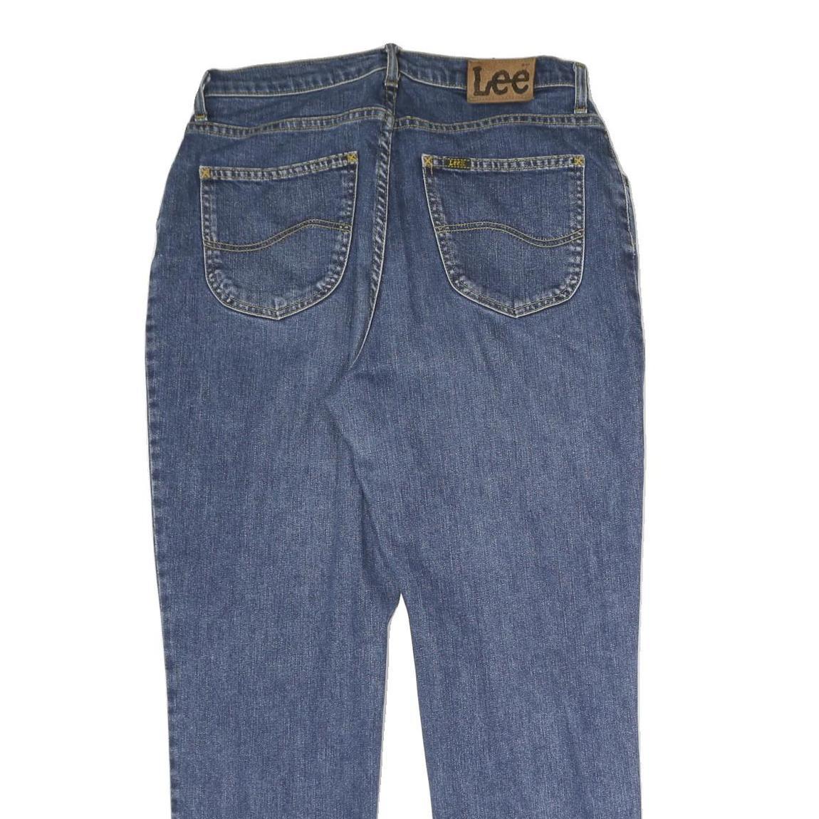 LEE Mens Jeans Blue Regular Straight Denim Medium W30 L28 Classic Comfort Zip