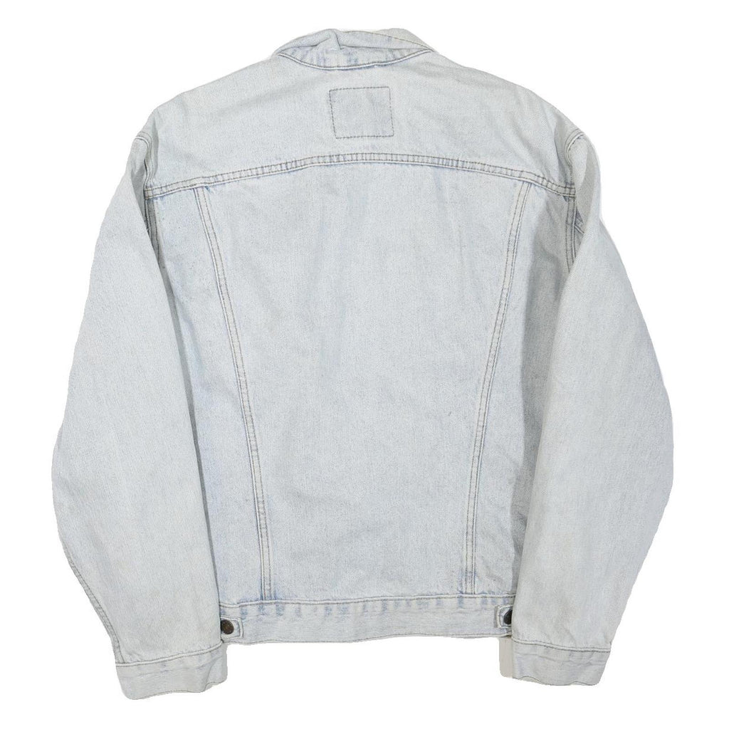 LEVI'S Mens Blue Denim Button Jacket XL Cotton Blend Classic Casual