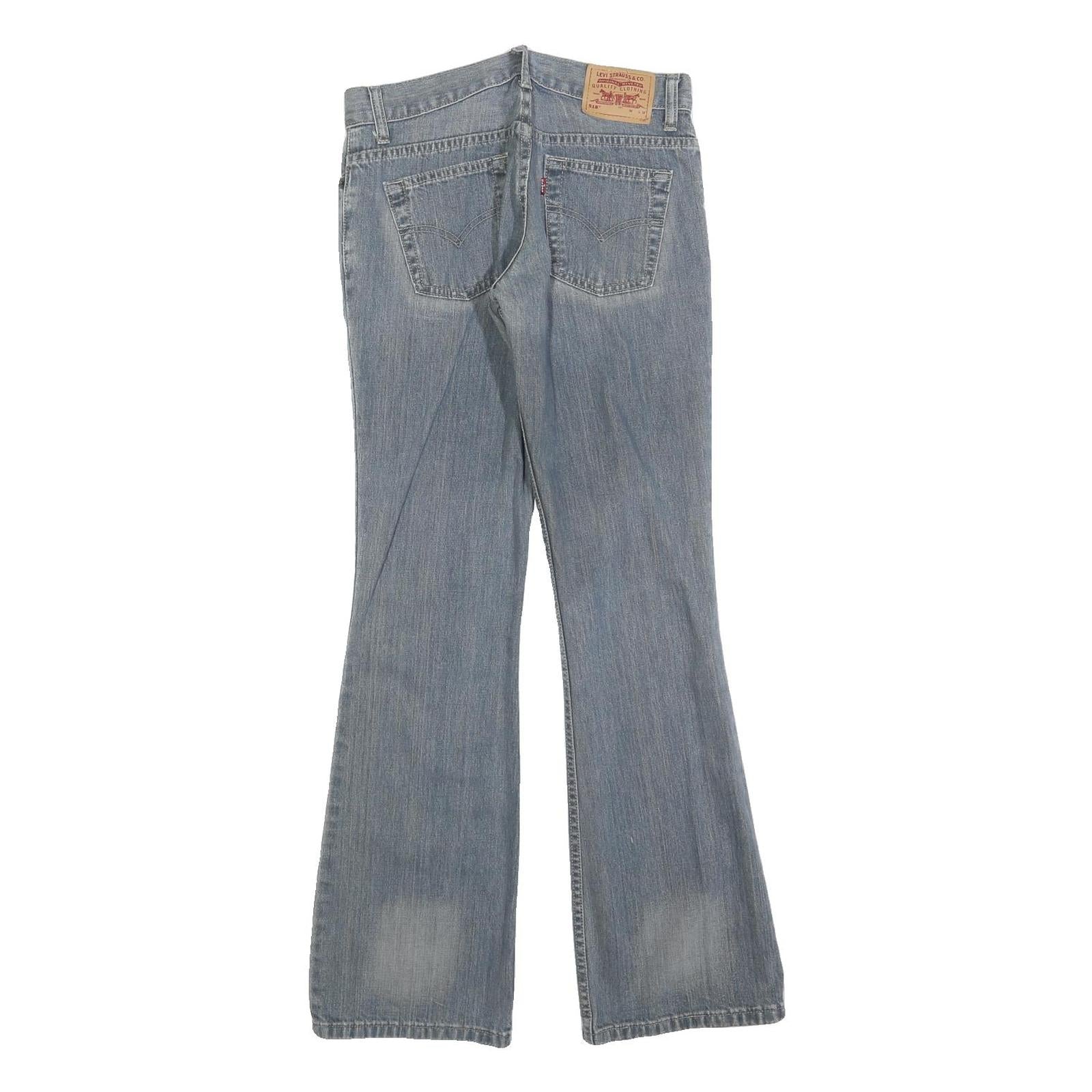 LEVI'S 518 Womens Jeans Blue Slim Bootcut Denim Medium W28 L32 Stretch