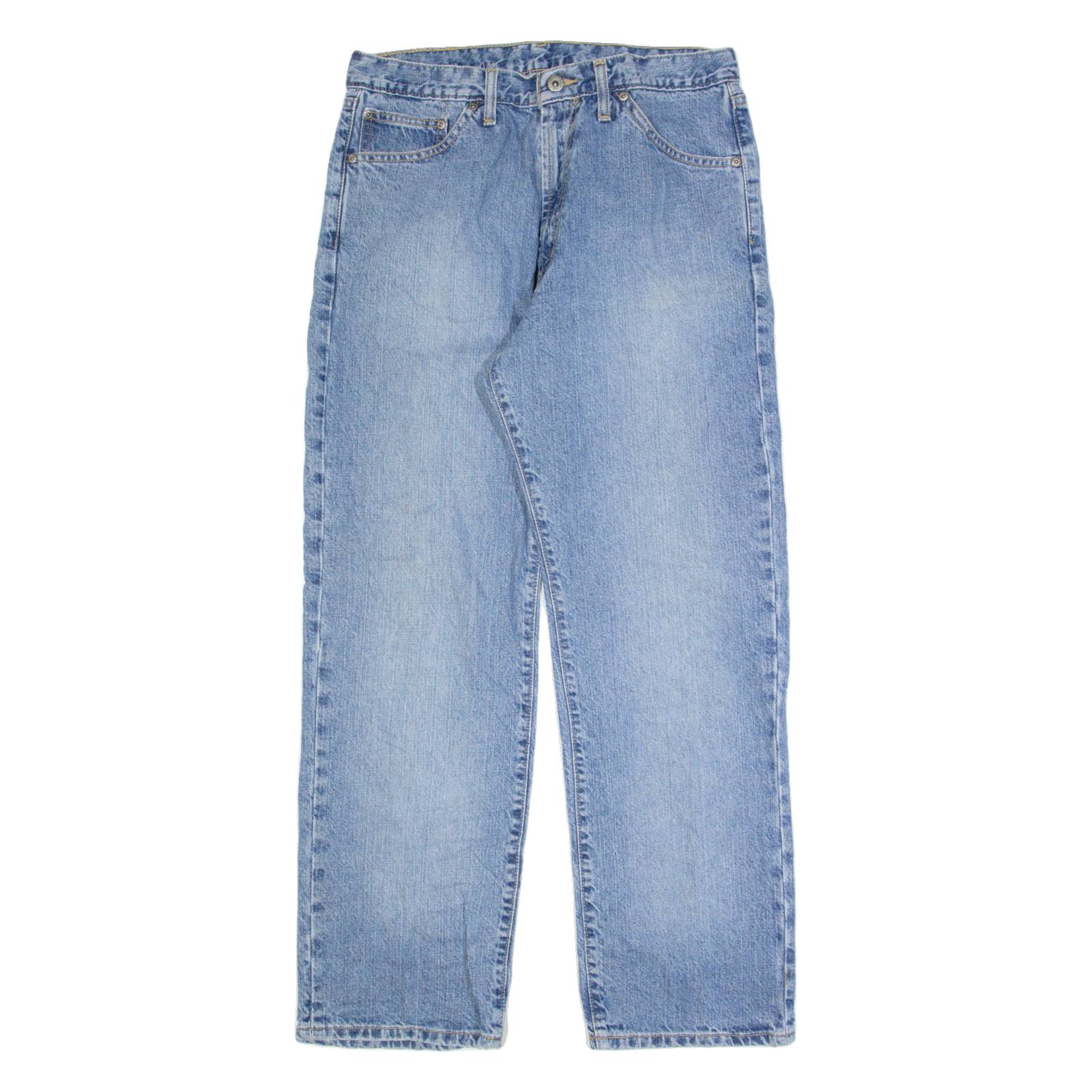 RALPH LAUREN POLO JEANS COMPANY Mens Jeans Blue Straight Stone Wash W33 L30