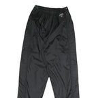 JEANTEX Womens Joggers Black XS W22 L28 Relaxed Tapered Polyester Blend