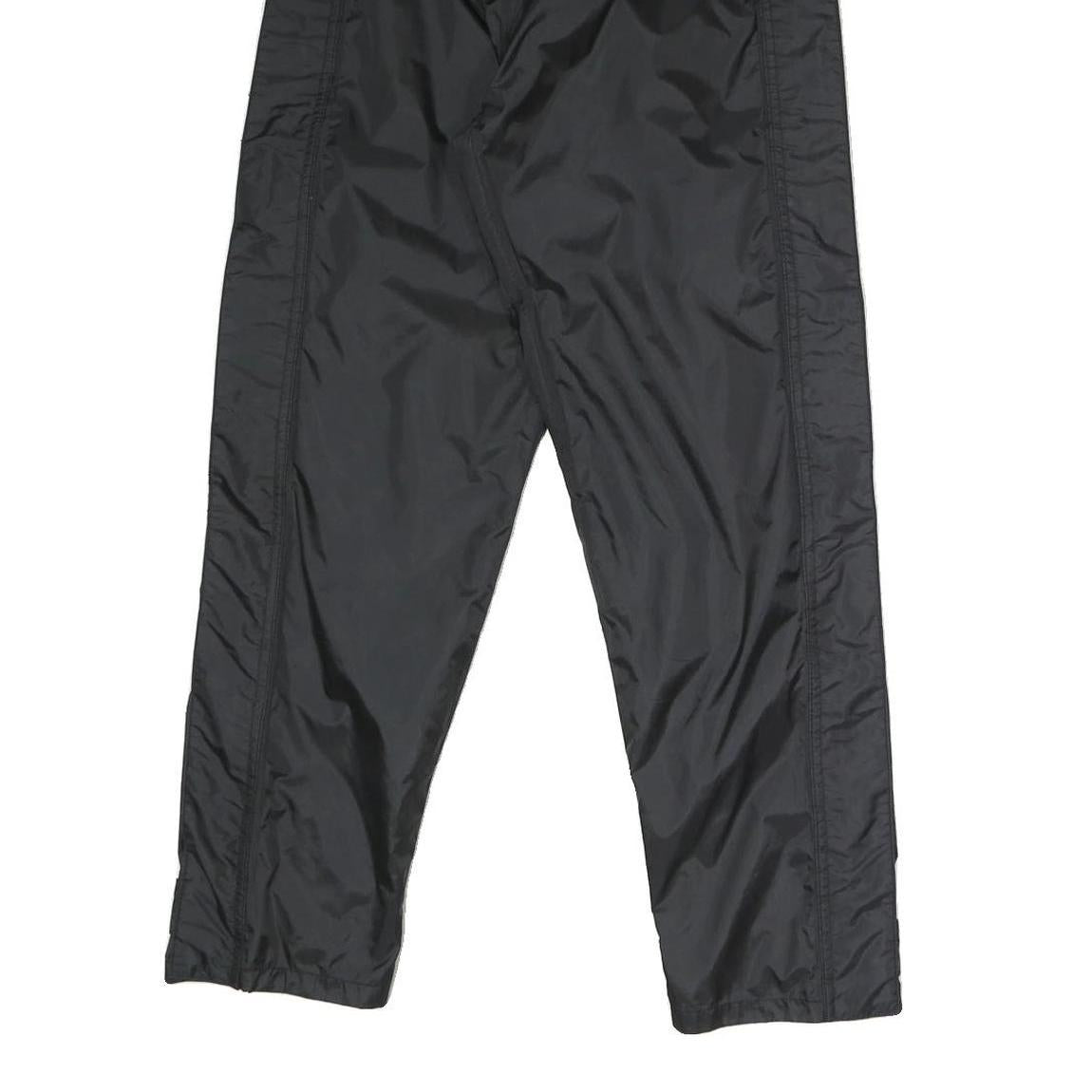 JEANTEX Womens Joggers Black XS W22 L28 Relaxed Tapered Polyester Blend