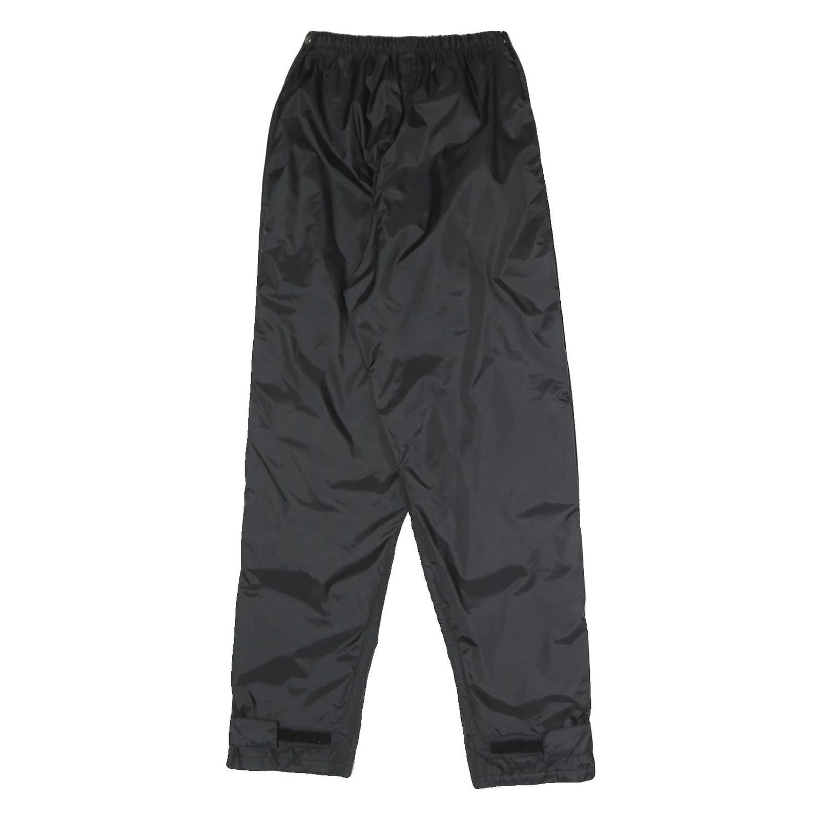 JEANTEX Womens Joggers Black XS W22 L28 Relaxed Tapered Polyester Blend