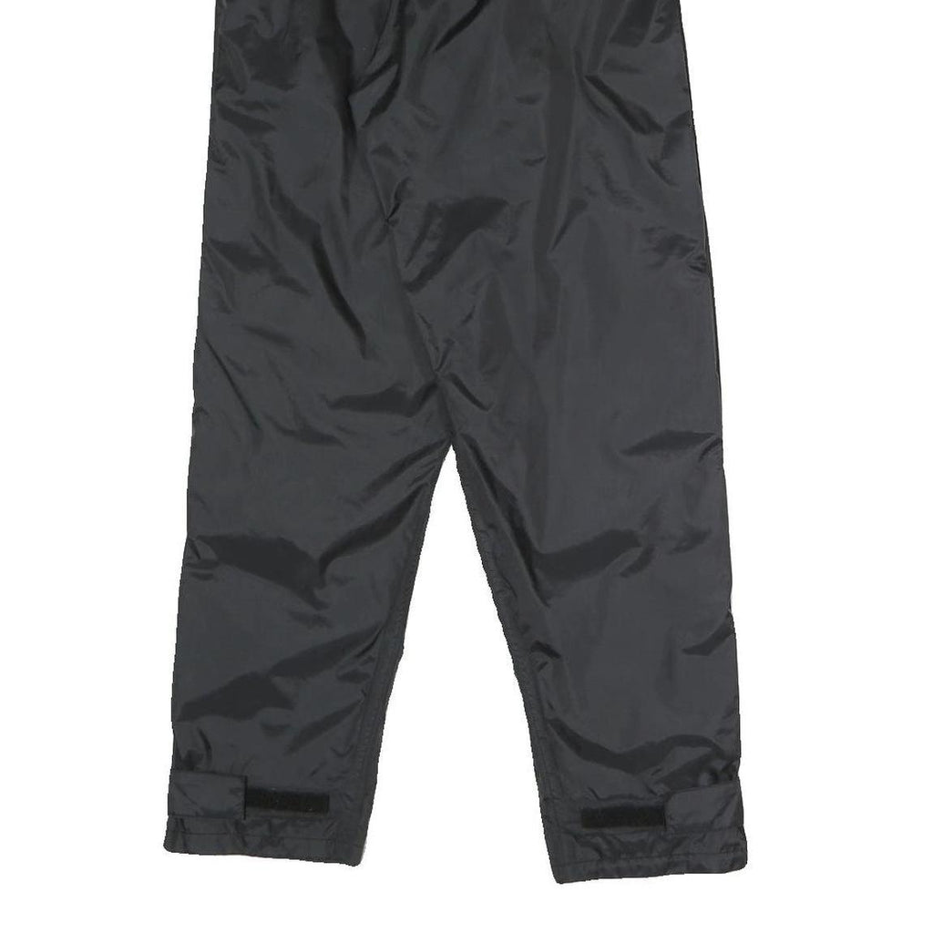 JEANTEX Womens Joggers Black XS W22 L28 Relaxed Tapered Polyester Blend