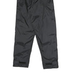 JEANTEX Womens Joggers Black XS W22 L28 Relaxed Tapered Polyester Blend