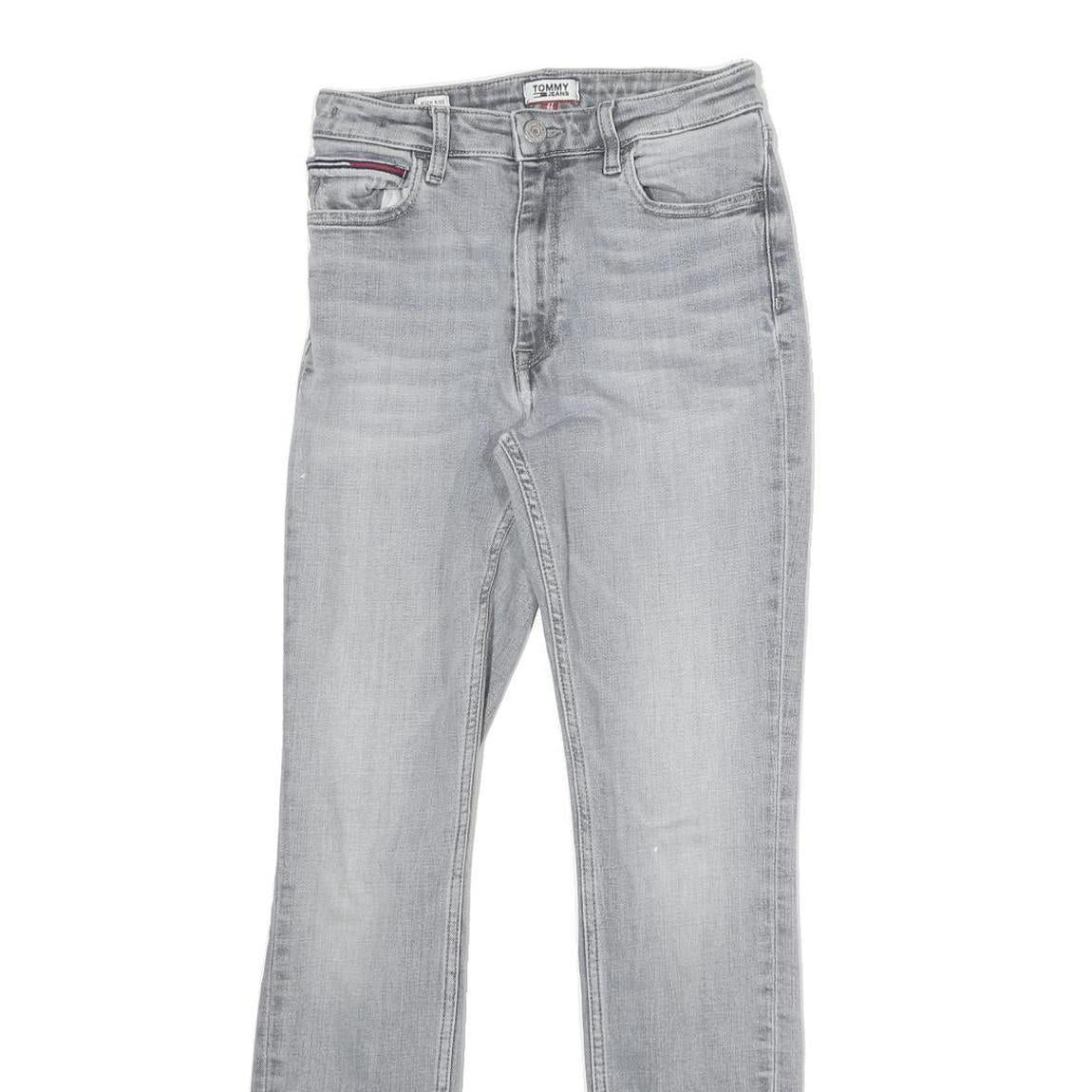 TOMMY HILFIGER Womens Jeans Light Blue Slim Skinny Denim W24 L28 Stretch Cotton