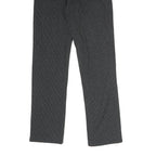 JOOP Mens Cotton Blend Black Pinstripe Regular Straight Trousers W25 L28 Stylish