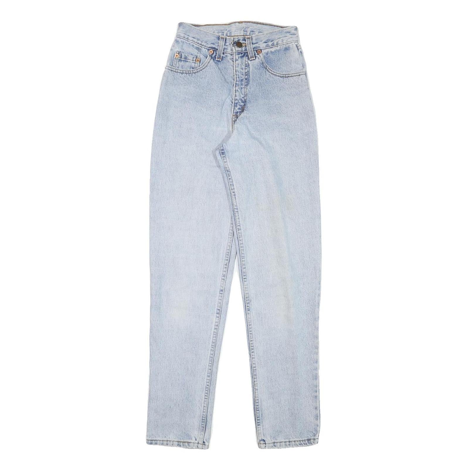 LEVI'S Womens Jeans Blue Relaxed Straight Denim Light W22 L29 Classic Style