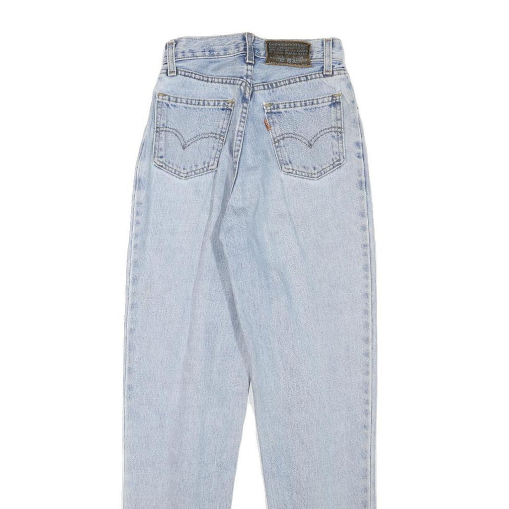 LEVI'S Womens Jeans Blue Relaxed Straight Denim Light W22 L29 Classic Style