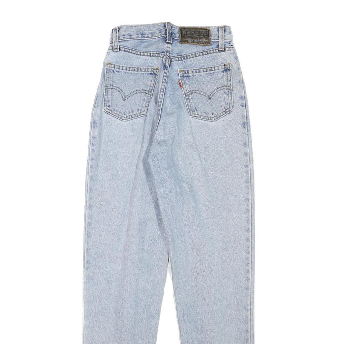 LEVI'S Womens Jeans Blue Relaxed Straight Denim Light W22 L29 Classic Style