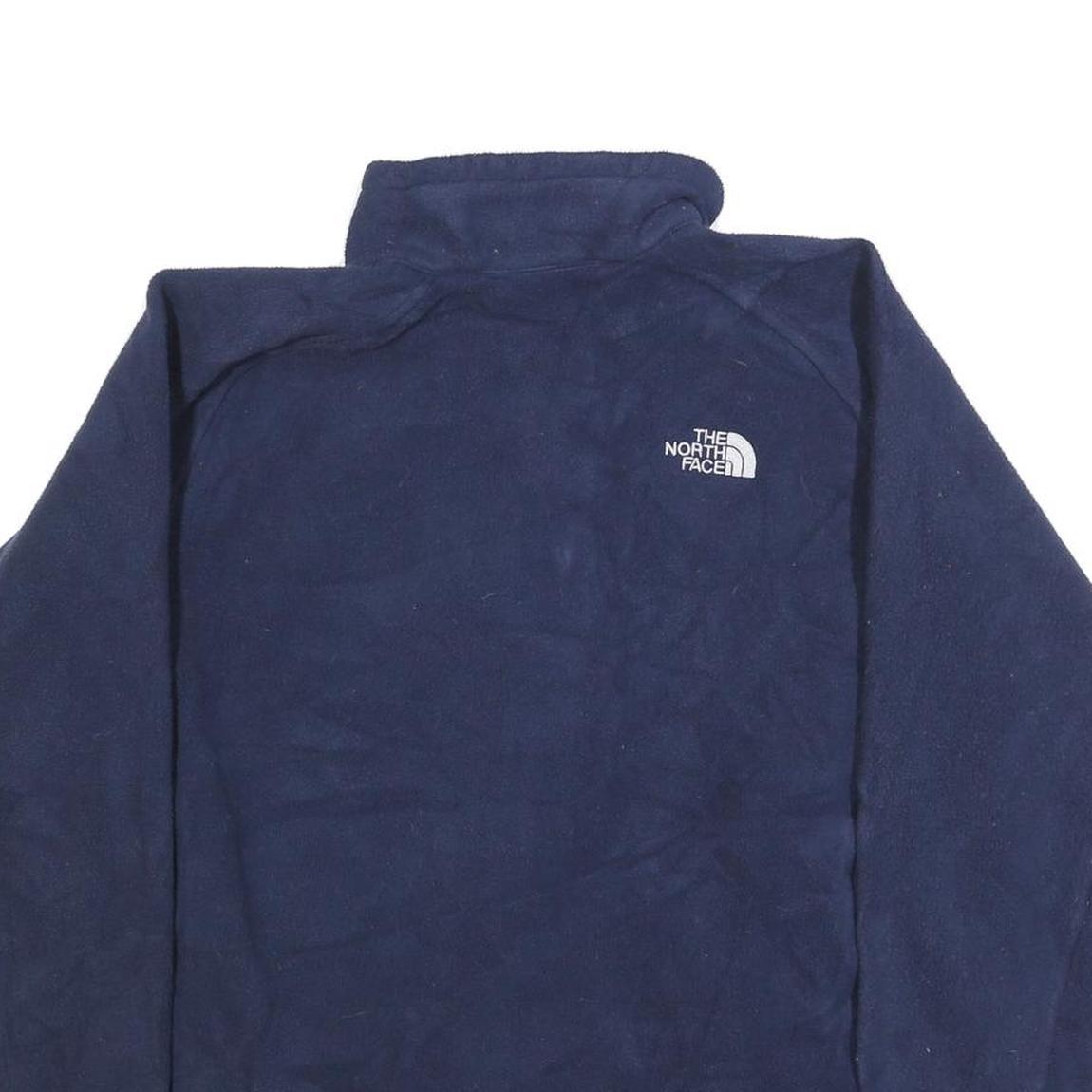 THE NORTH FACE Mens Navy Blue Jacket L Polyester Blend Zip Front Casual Jacket