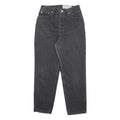 LEVI'S 901 Womens Jeans Black Regular Straight Denim Medium W28 L28 Classic Fit