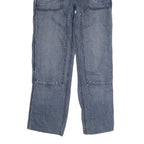 DICKIES Mens Jeans Blue Regular Straight Denim Medium W29 L29 Workwear Button