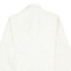 CRIOLLA Mens White Cotton Blend Shirt S Classic Long Sleeve Button Shirt