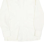 CRIOLLA Mens White Cotton Blend Shirt S Classic Long Sleeve Button Shirt