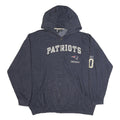 NFL Mens Blue Patriots Full Zip Hoodie 3XL Football Zip Up Hooded Sweatshirt